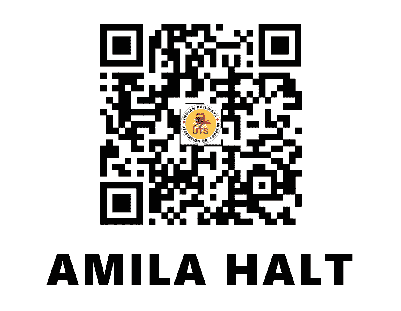 UTS QR Code for AMILA HALT - AMD - NE (UTTAR PRADESH)